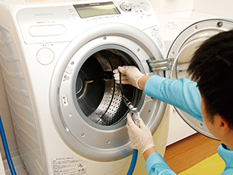 全自動洗濯機除菌クリーニングのイメージ画像